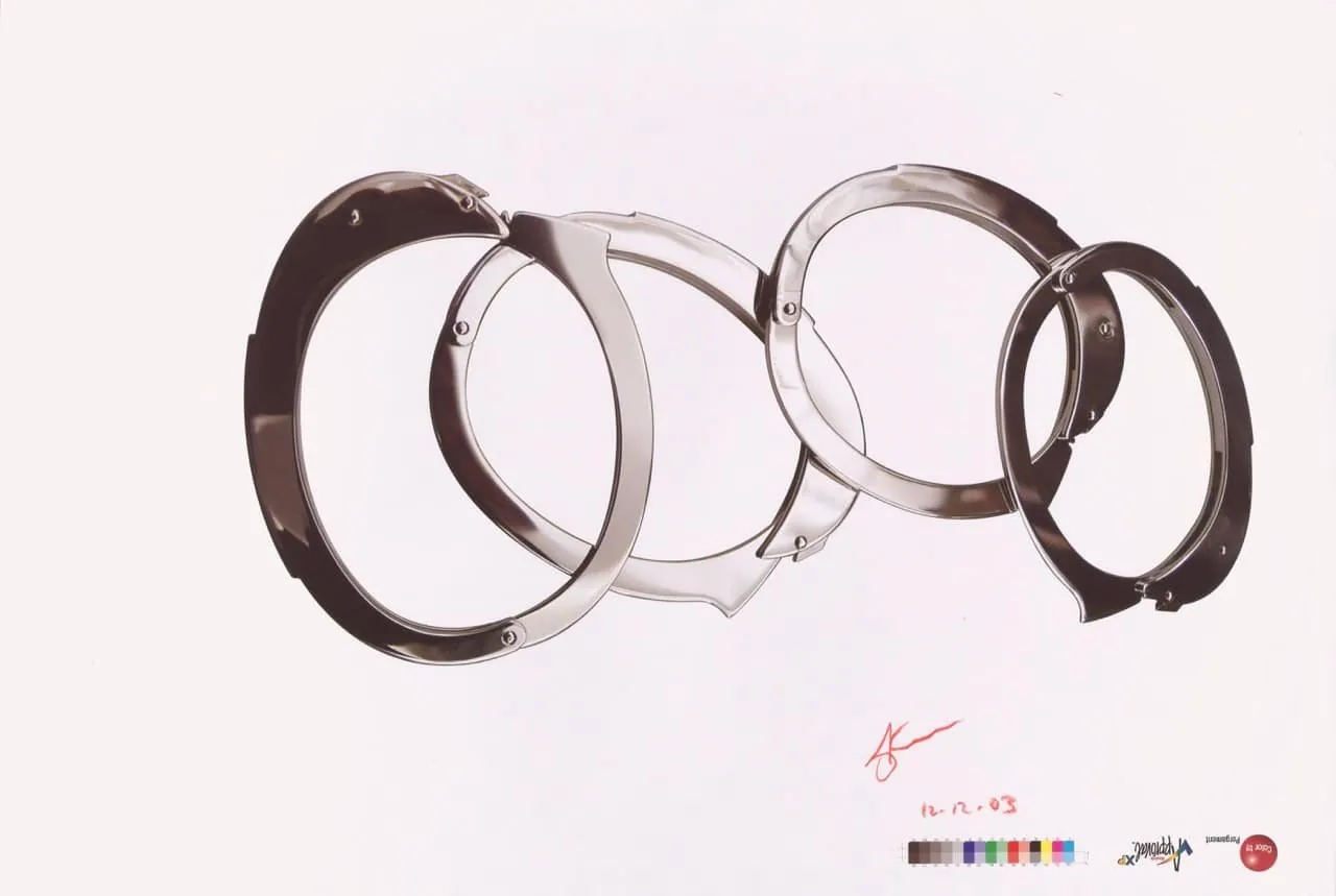 Helmut Lang - Test print of an advertisement # Été 04 (2003)
