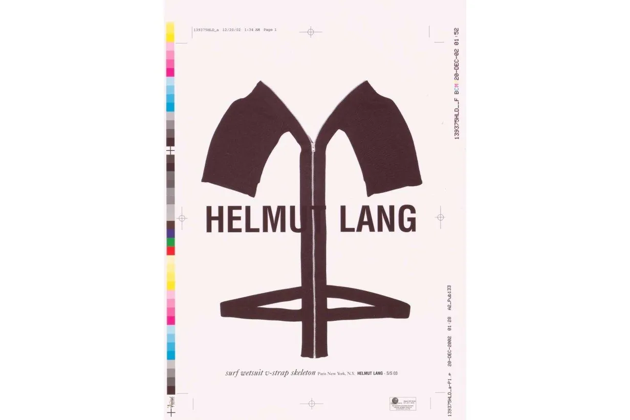 Helmut Lang Collection Hommes Femmes Séance de Travail # Été 03 (2002)