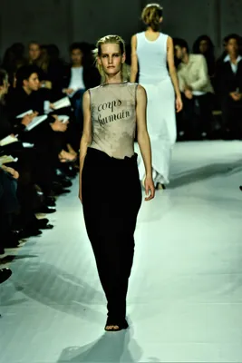 Ann Demeulemeester - S/S 1998 ‘Corps Humain’, look 50