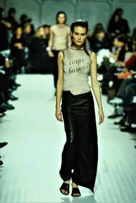 Ann Demeulemeester - S/S 1998 ‘Corps Humain’, look 53